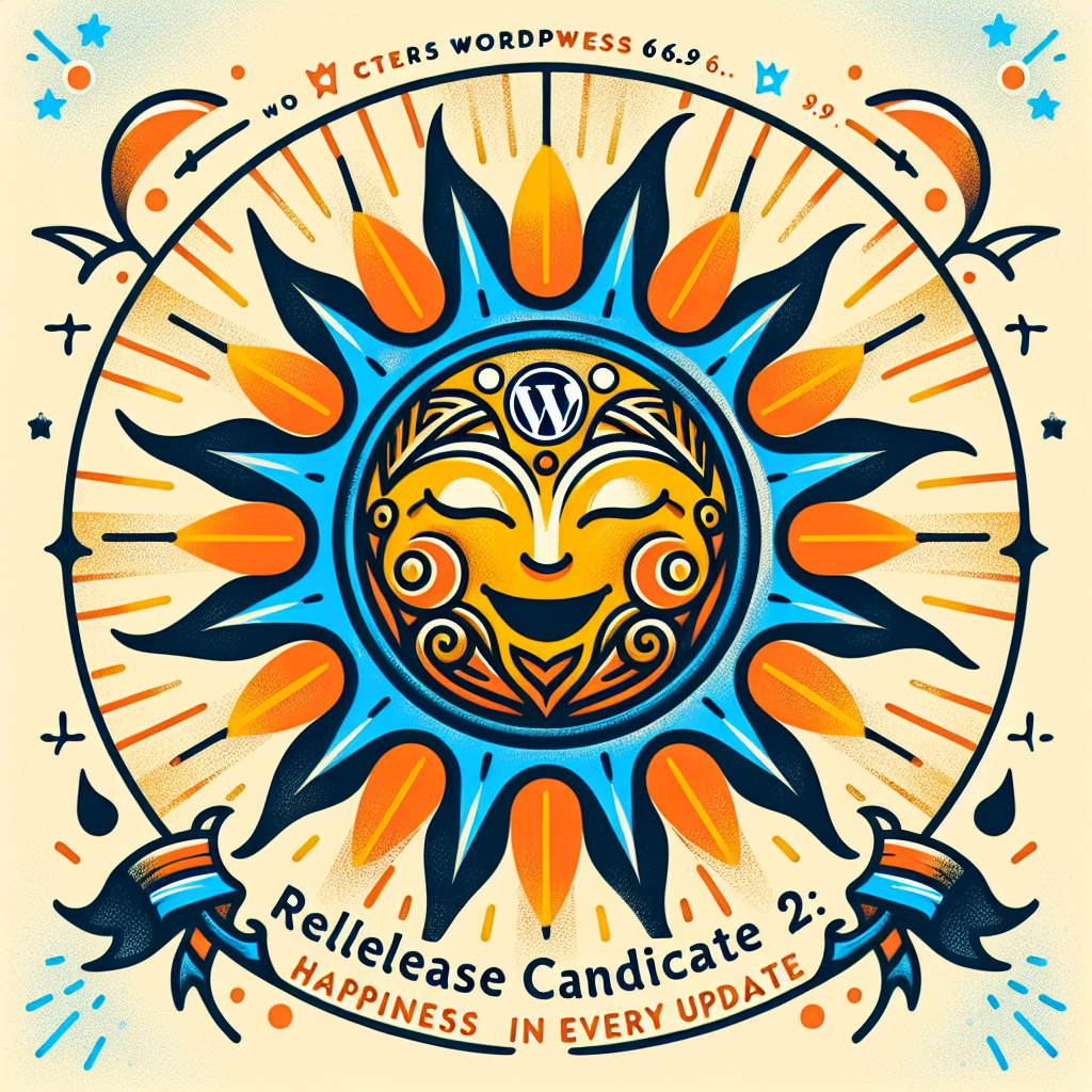 Candidato a lanzamiento 2 de WordPress 6.9: La felicidad en cada actualización