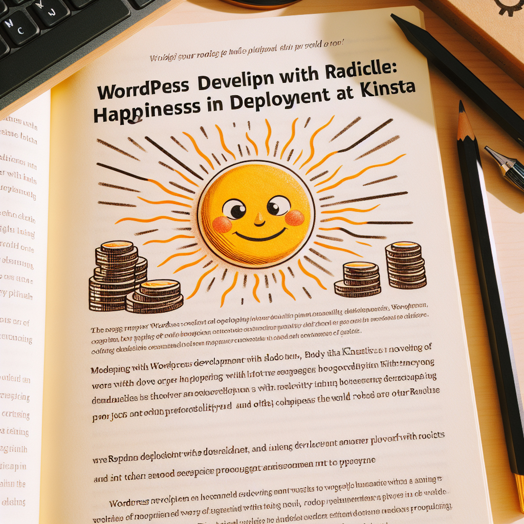 Desarrollo de WordPress con Radicle: Felicidad en el Despliegue en Kinsta