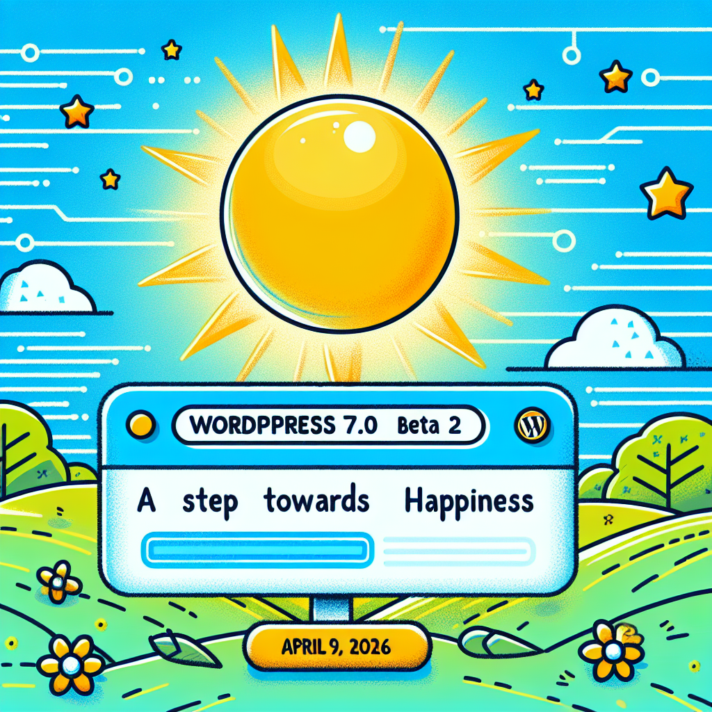 WordPress 7.0 Beta 2: Un paso hacia la felicidad