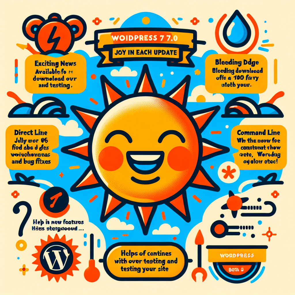 WordPress 7.0 Beta 5: La felicidad en cada actualización