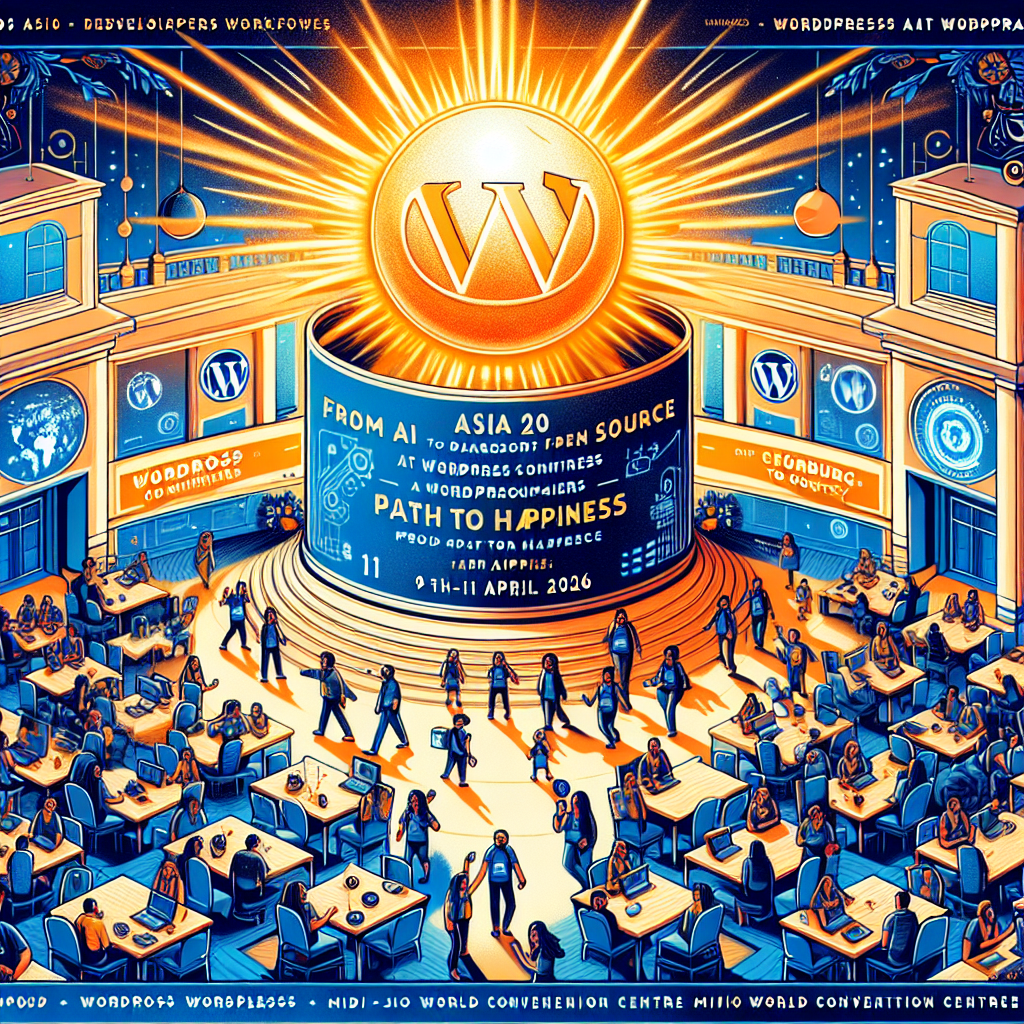 De la IA al Código Abierto en WordCamp Asia 2026: Un Camino hacia la Felicidad